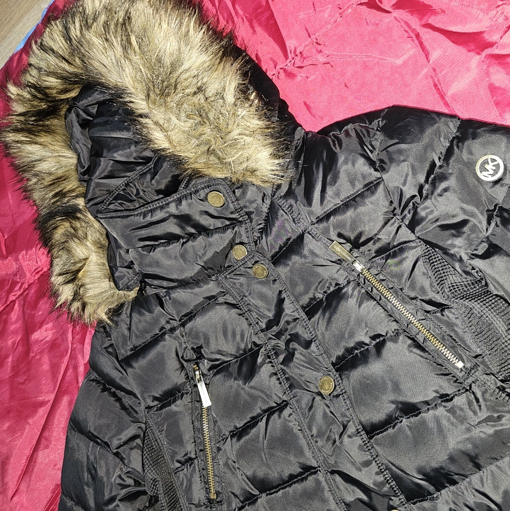 Michael Kors Black and Beige Jacket